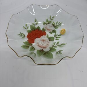 Filigranglas Flower Bowl - Made in West Germany